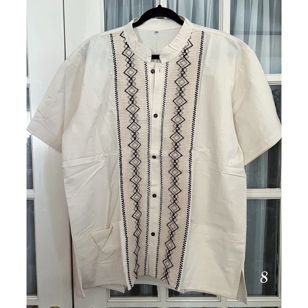Mexican 100% Cotton Guayabera XL